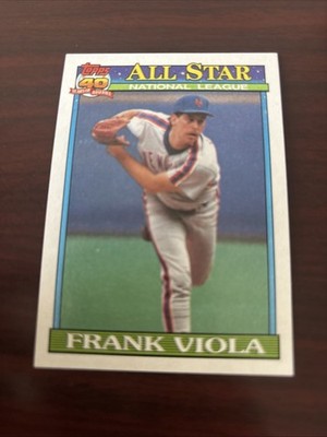 1991 Topps #406 Frank Viola All Star New York Mets