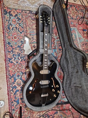 Peerless Epiphone Casino Ebony Gloss Black USA