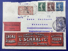1921 France, Chocolate Company Advertising, by  Express Messenger , 5 stamps.