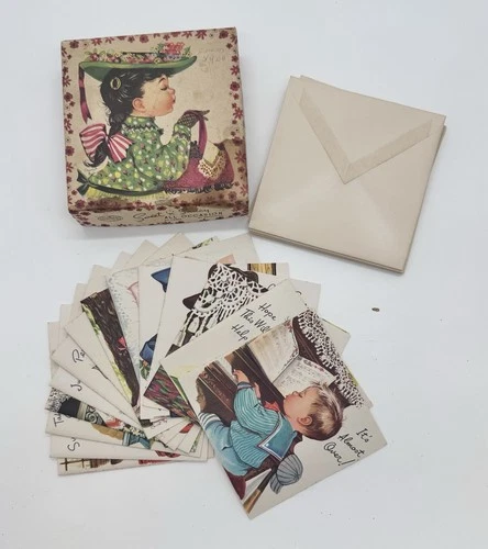 1950s Vtg Greeting Cards Set 13 All Occasions Unused in Box Good Housekeeping