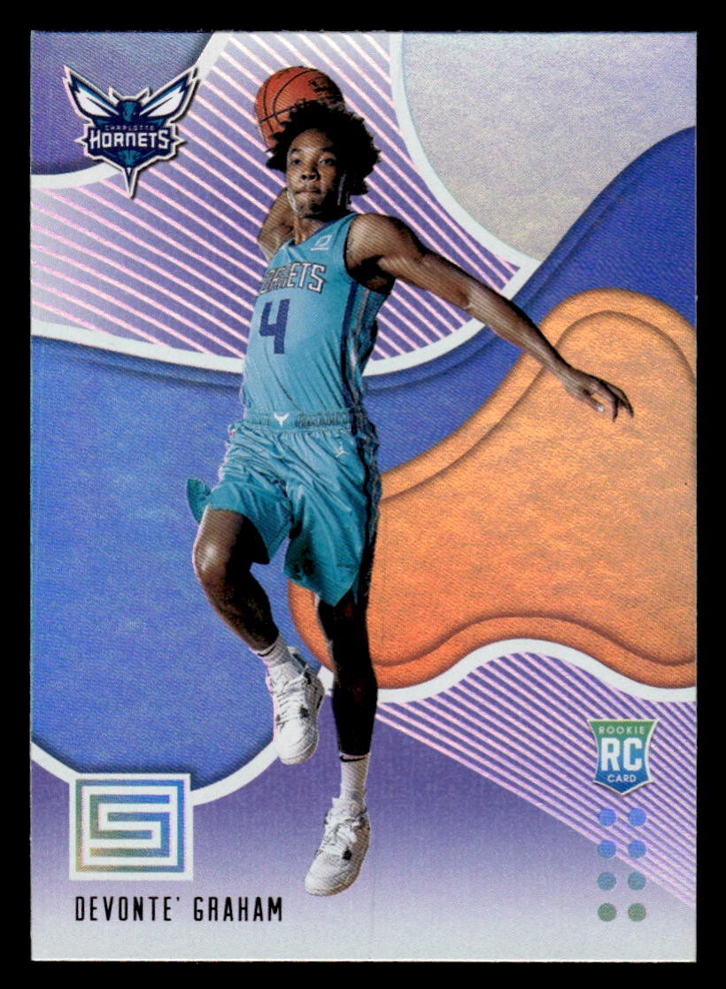 2018-19 Panini Status #183 Devonte' Graham Purple Rookie HORNETS
