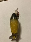 Vintage Heddon Dowagiac Crab Wiggler Wooden Glass Eye Lure — photo 8