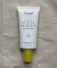 Supergoop Mineral Mattescreen SPF40 Golden Hour 1.5 oz Exp 10/2027, NWNB