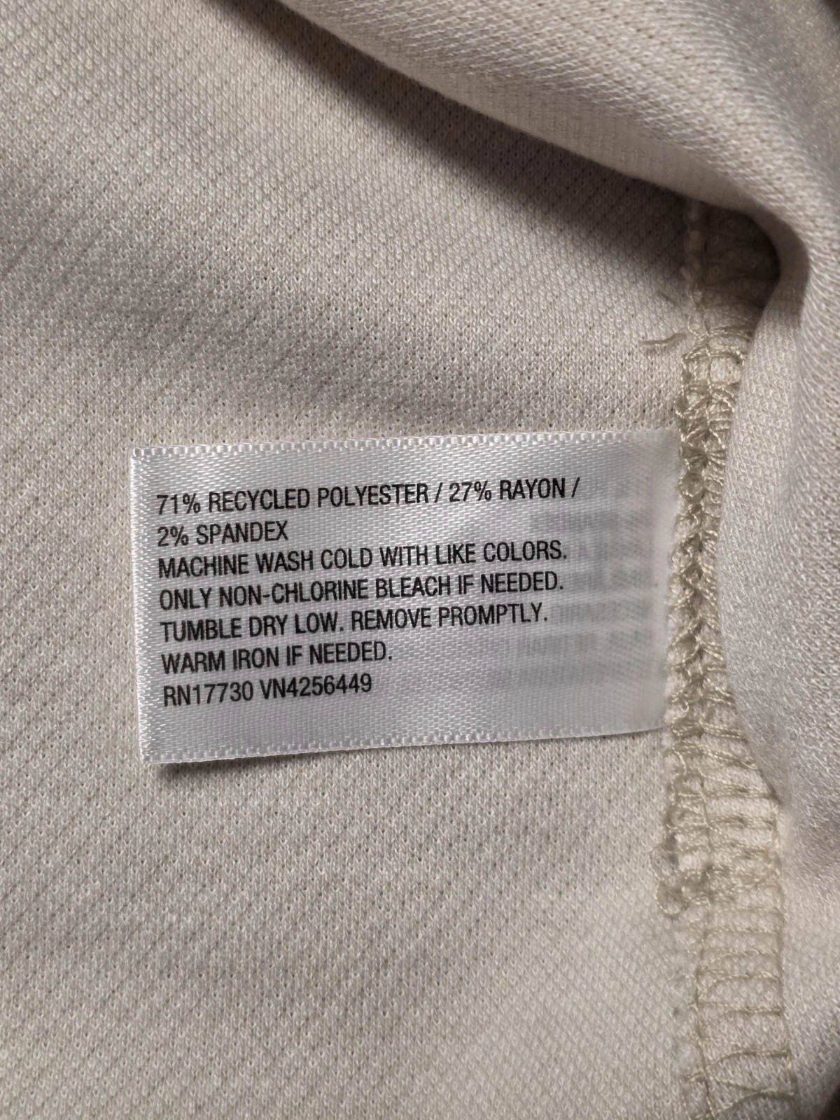 NWT Goodfellow & Co Mens L Tall Comfort Wear Shirt Jacket Shacket Cream Beige image 6