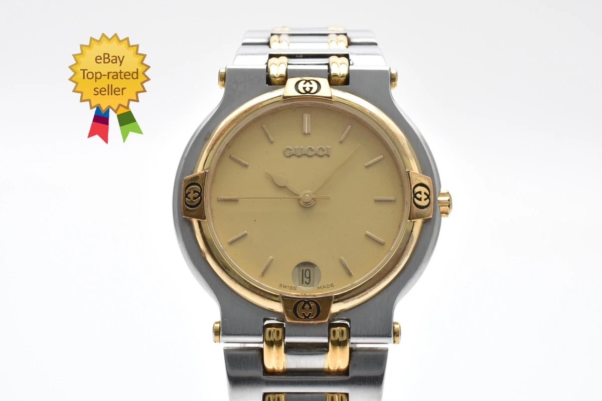 36 GUCCI 9000M(0319994)19.5㎝〜約18㎝ Gucci 9000M Wristwatches for sale | eBay