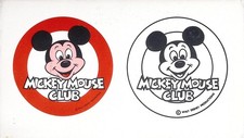 Vintage Mickey Mouse Club Walt Disney Productions Iron On Transfer Sheet