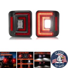 Led Flush Mount Tail Lights For 2018-2025 Jeep Wrangler Jl - Waterproof