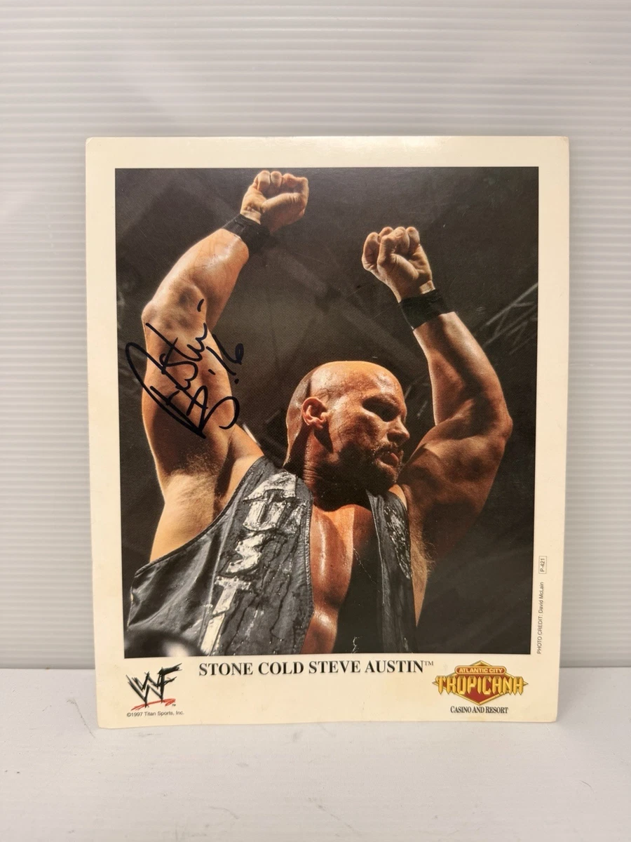 Stone Cold Steve Austin WWF Wrestling Original Autographed Items