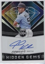 2020 Panini Elite Extra Edition Hidden Gems Black Jarred Kelenic #HG-JK Auto 0s3