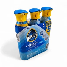 Pledge Everyday Clean Multisurface Spray Cleaner, Rainshower 9.7 oz - 3 Count