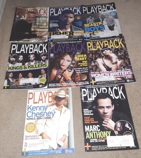 ASCAP PLAYBACK: BEASTIE BOYS USHER LINDA PERRY MARC ANTHONY 8 ISSUES IN ALL