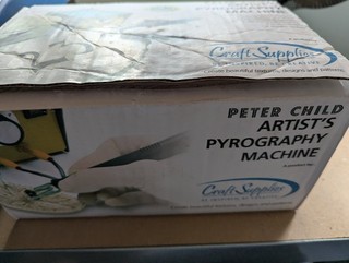 Peter Child Pyrography Machine with wire and some pre formed tips. Still boxed