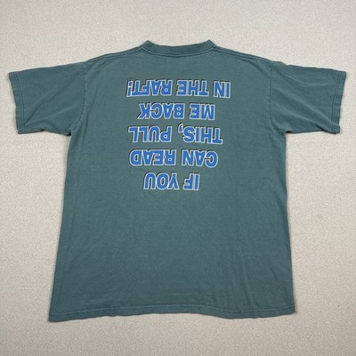 Vintage Buena Vista CO Whitewater Rafting T-Shirt XL If You Can Read This Funny