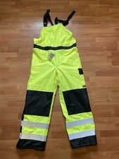 Occunomix HIgh Visibility Insulated Bibs Mens XL LUX-WBIB-YXL Carpenter Mark