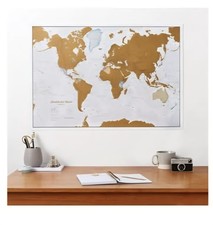 Mapa de viaje Scratch The World - Póster de mapa del mundo rascado - X-Large 23 x 33