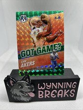 Cam Akers 2021 Mosaic GREEN MOSAIC PRIZM SP GOT GAME #GG-9 - Rams