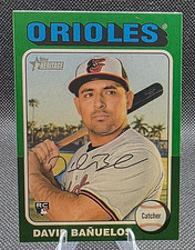 2024 Topps Heritage High Number - SP David Banuelos #715 Green Border (RC)