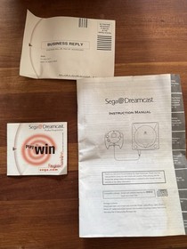 Sega Dreamcast Console Box Original Gray BOX ONLY With Insert And Manuals
