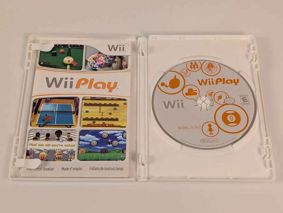 Wii Play Sports Games (Nintendo Wii, 2007) ➡️CIB  - Tested - Near Mint 📀! - Image 3 of 4