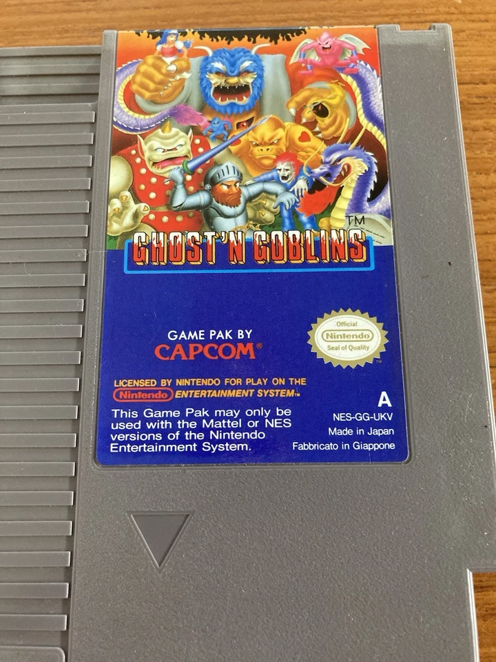 NES ~ GHOST 'N GOBLINS ~ Nintendo Game Ghosts 3 Screw NES-GG-UKV Cart Only Pal A - Image 2 of 4