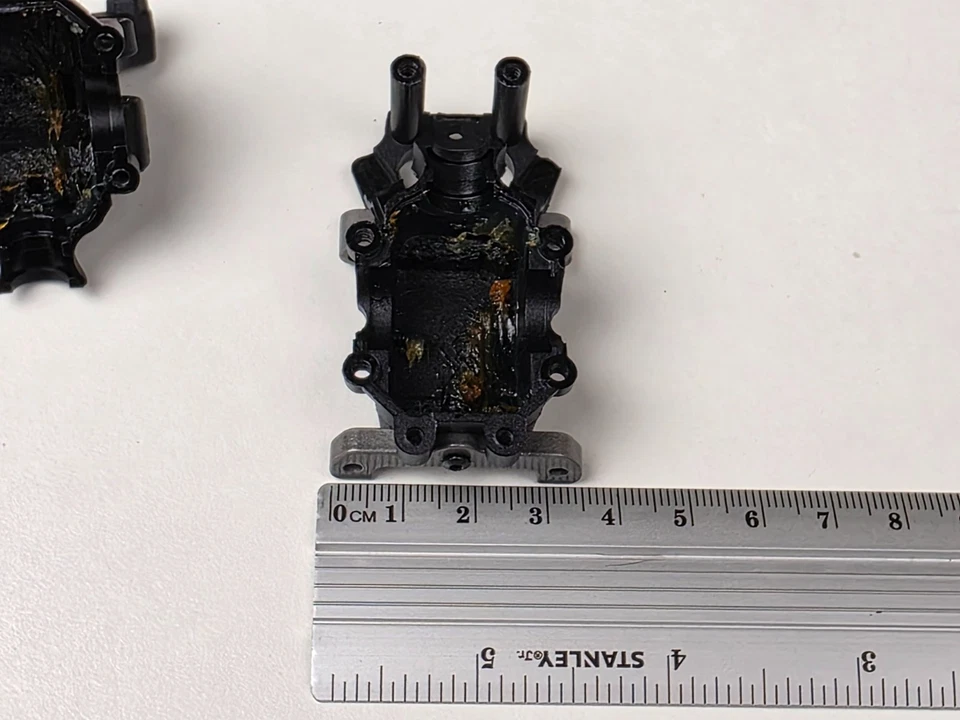 NEW MJX Hyper Go 14301 Gearbox Covers Rear Upper & Lower 14160 1/14 RC Car Part - Image 4 of 4