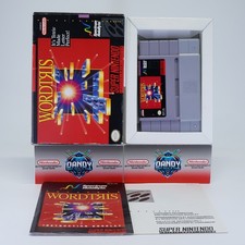Wordtris SNES CIB W/ Manual - Super Nintendo