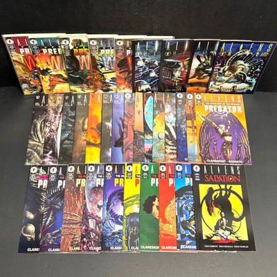 Lot of 34 Aliens Salvation Hive Earth Genocide Predator #1-4 #1-12 Dark Horse