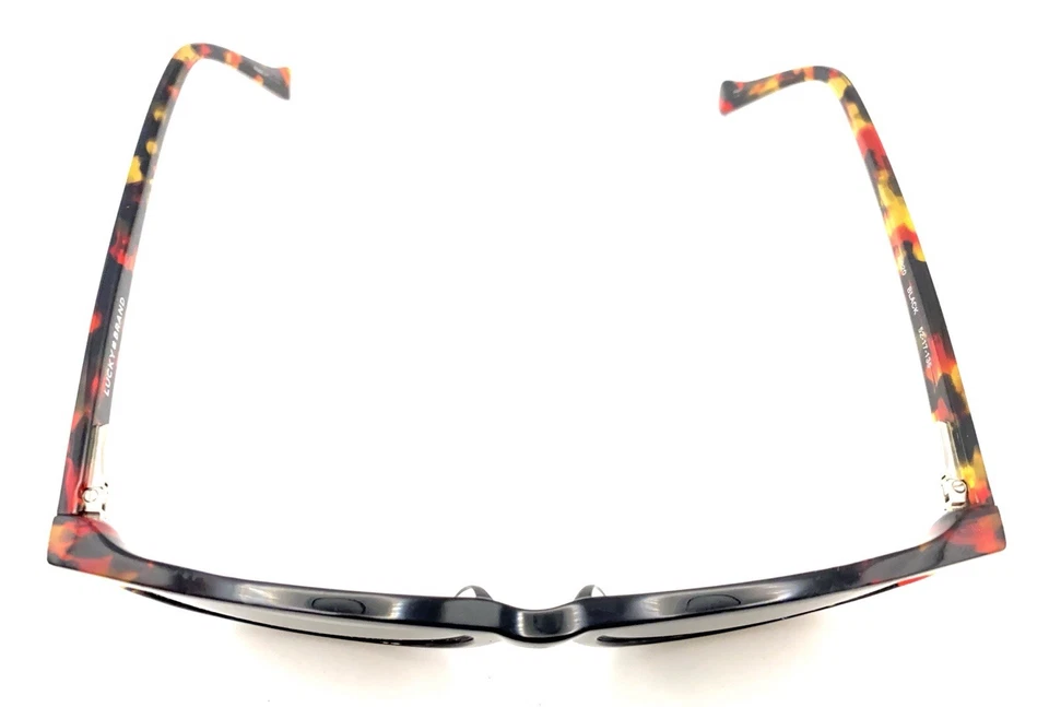 Lucky Brand D220 Black Square Sunglasses Frames 52-17 135 Designer Unisex - Image 4 of 4