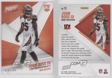 2017 Panini Black Friday Rookie /399 John Ross III #75 Rookie RC