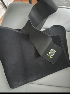 P-TEX shoulder Brace for icing, Black with Green Ice Pack, Unisex Adults