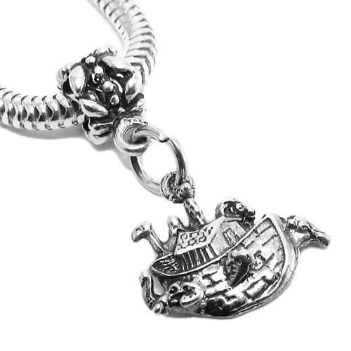 925 Sterling Silver Noah's Ark Charm - Image 3 of 3