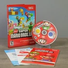 New ListingNintendo Wii New Super Mario Bros Disc + Case Cleaned & Tested CIB