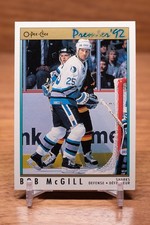 1991-92 O-Pee-Chee Premier - Bob McGill #8