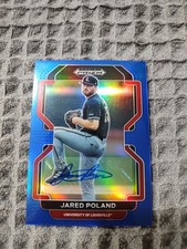 jared poland 2022 prizm draft rookie blue auto marlins louisville #PDP172 50/99