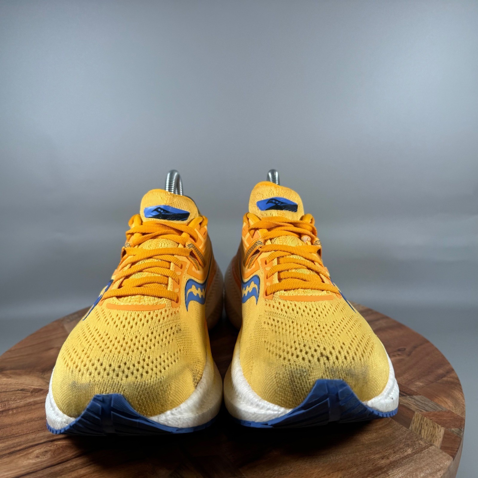 Saucony Triumph 20 Womens Running Shoes Yellow Blue S10759-30 Size 8 thumbnail 2