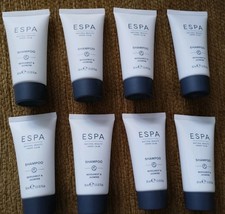 Image of 8 X ESPA NATURAL BEAUTY INNER CALM BERGAMOT & JASMINE SHAMPOO 30ML EACH BN