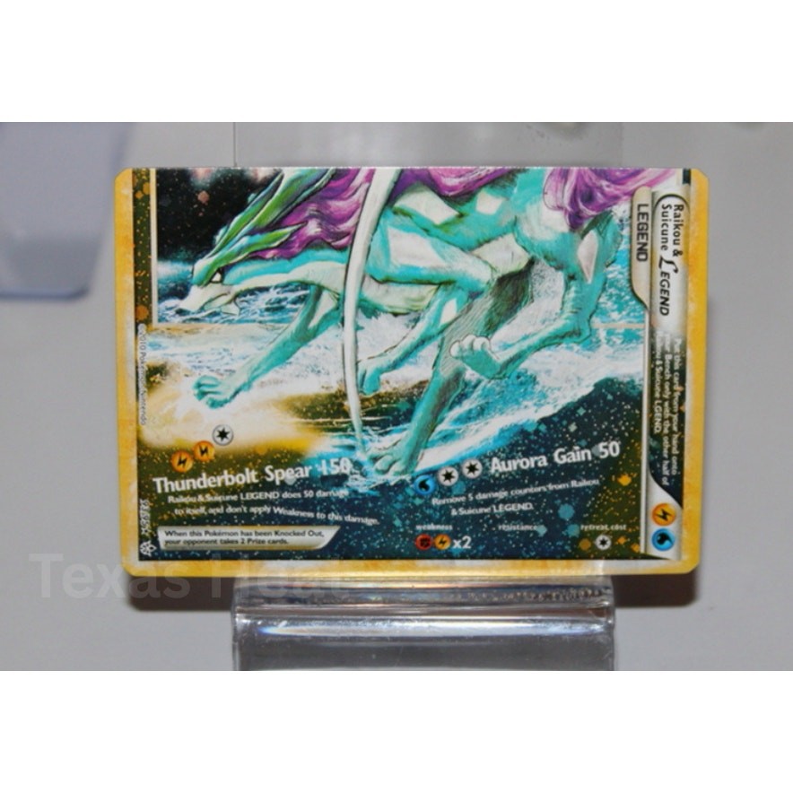 ポケモンカードゲーム PCG -  Raikou & Suicune LEGEND L2 1ED Raikou & Suicune LEGEND 2010 HeartGold & SoulSilver