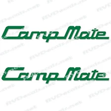 Camp Mate RV Logo (Set of 2) Decal Kit RV - 7 YR OUTDOOR 3M VINYL!