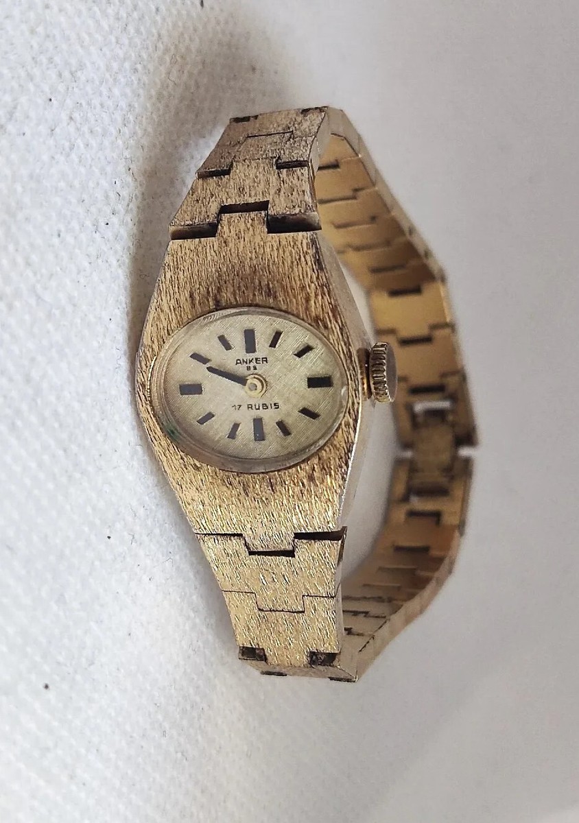 Anker 17 Rubis Damenuhr Handaufzug Vintage Retro Sammler