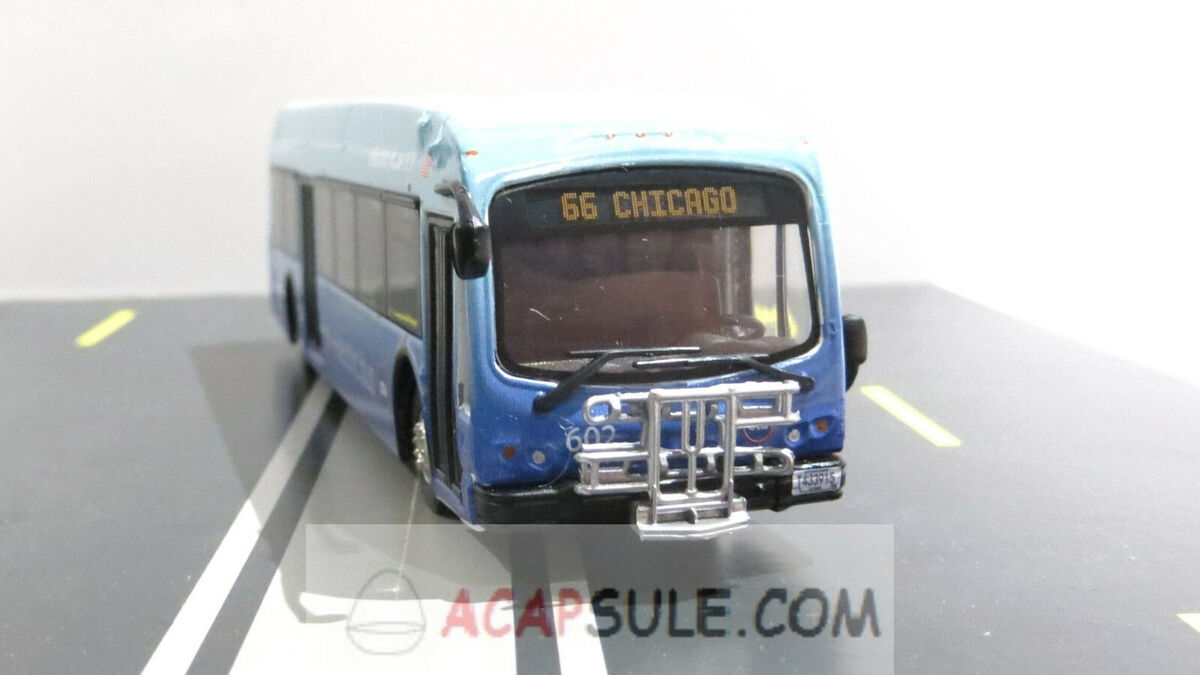 Chicago CTA 1/87 Scale Proterra ZX5 Electric Transit Bus