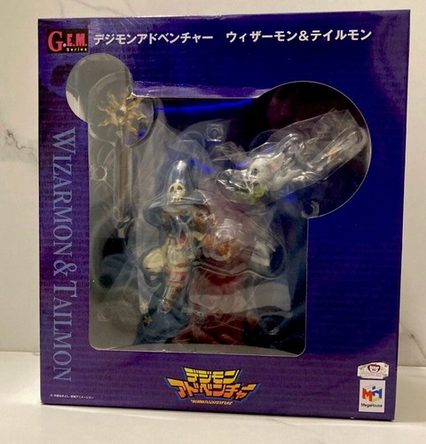 MegaHouse G.E.M. Serie Digimon Wizardmon & Tailmon | Figura NUEVA | Vendedor de EE. UU. - Imagen 9 de 9
