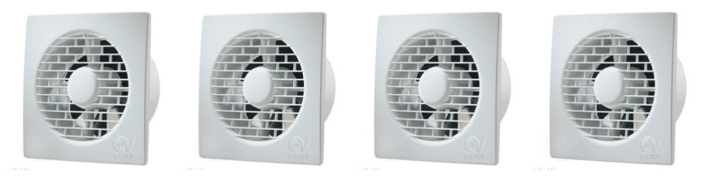 4 x Vortice 11123 MF100/4"" Extractor Fans Punto Filo MF 100/4"" (NO Timer)