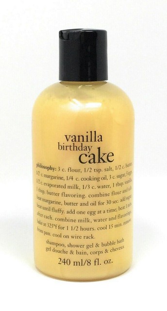 vanilla birthday cake shampoo
