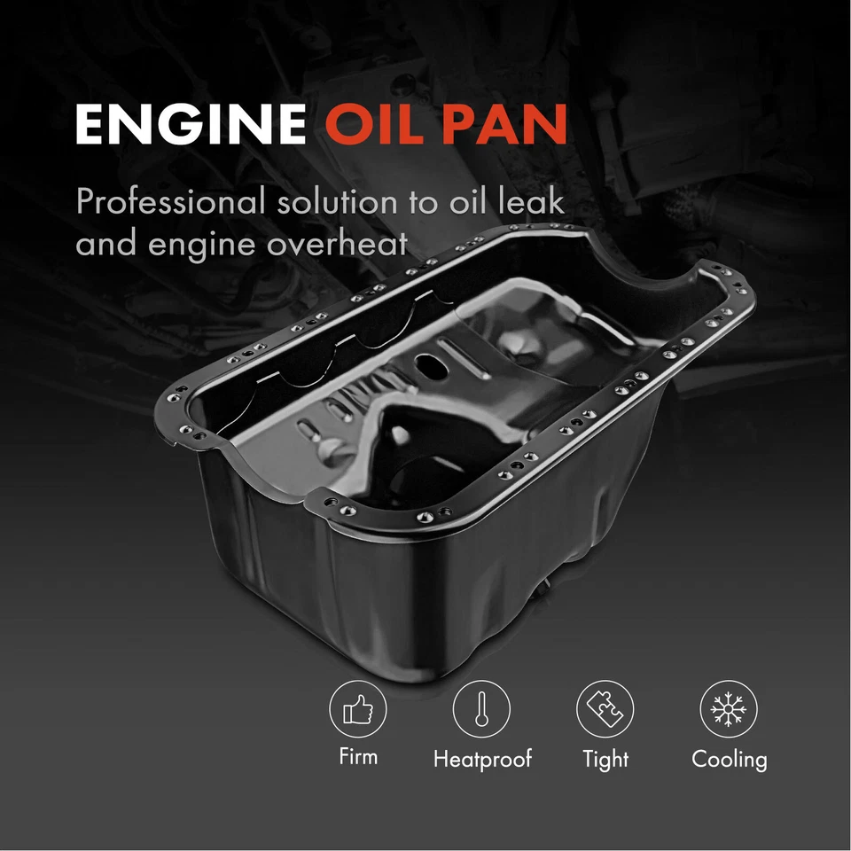 Cacerola de aceite de motor para Honda Civic 88-95 CRX 88-91 Civic del Sol 93-95 l4 1,5 L 1,6 L Foto 2 de 4