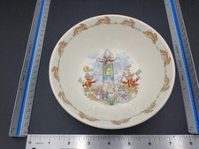 1936 Royal Doulton Bunnykins Cereal Bowl Vintage Collectors Rare England 1907