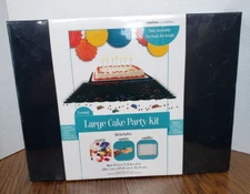 Small Cake Party Kit by Creative Converting With Confetti and Candles