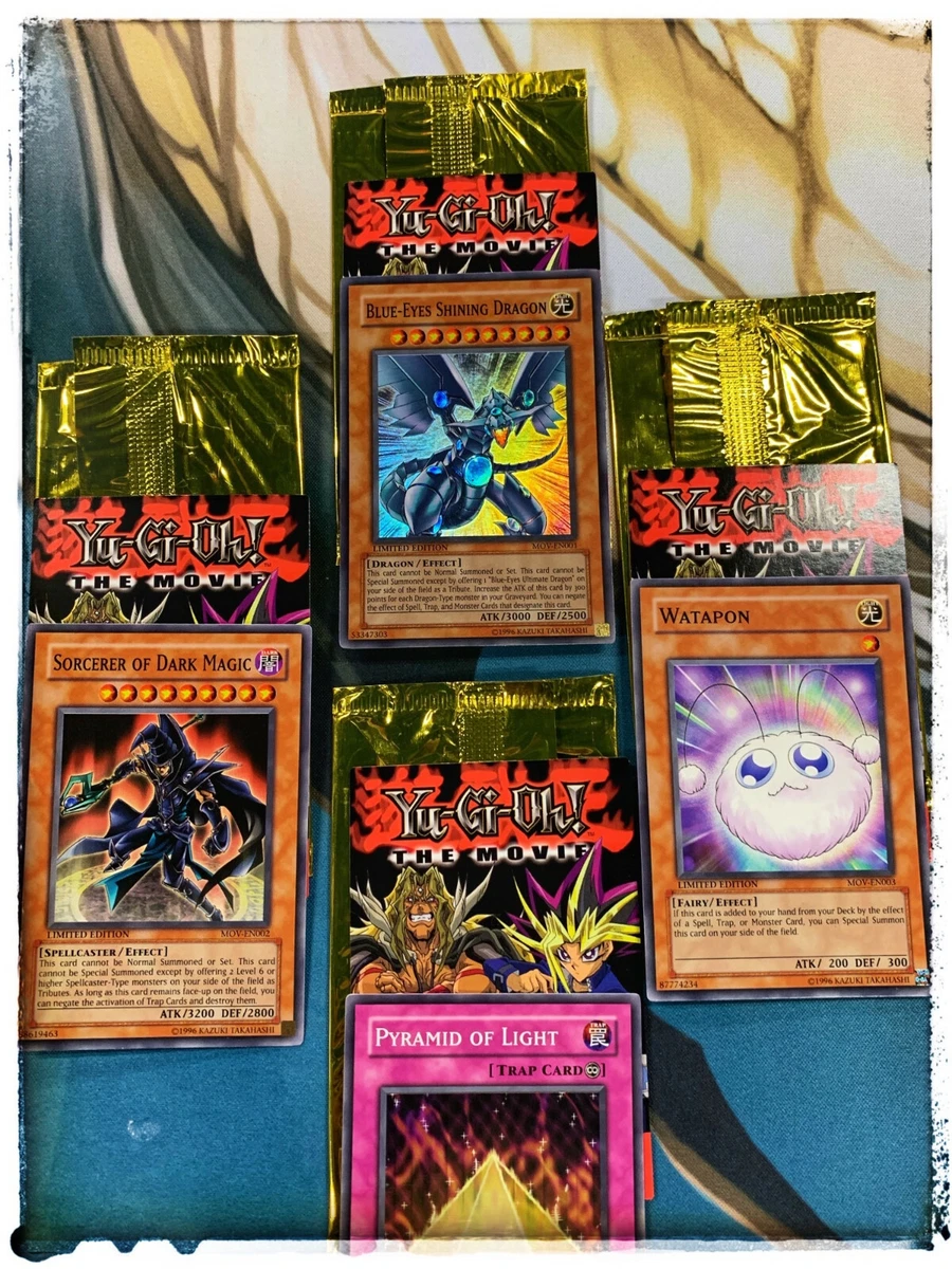 YuGiOh The Movie Gold Pack Yu-Gi-Oh! The Movie Gold Pack - Trading Card  Game Booster Pack YuGiOh Trading Cards