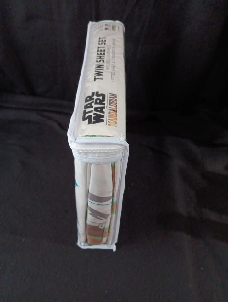 Juego de sábanas y funda de almohada para niños Disney Star Wars The Mandalorian The Child - Nuevo con etiquetas Foto 4 de 4