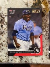 2020 TOPPS NOW RED PARALLEL ALCS CARD 09/10 TAMPA BAY RAYS DIEGO CASTILLO #401