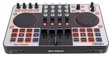 DJ-Tech - 4MIX - 4-Channel Contrôleur avec interface audio + Virtuel DJ LE